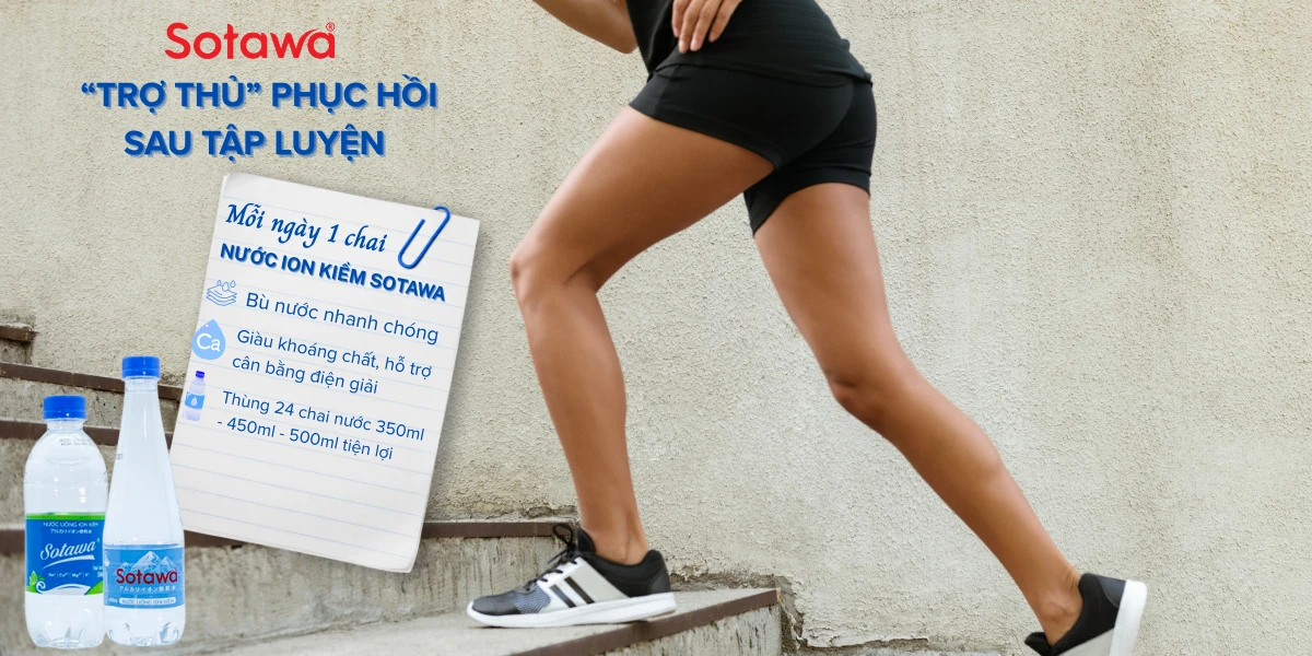 Nước Ion Kiềm – “Trợ Thủ” Phục Hồi Sau Tập Luyện